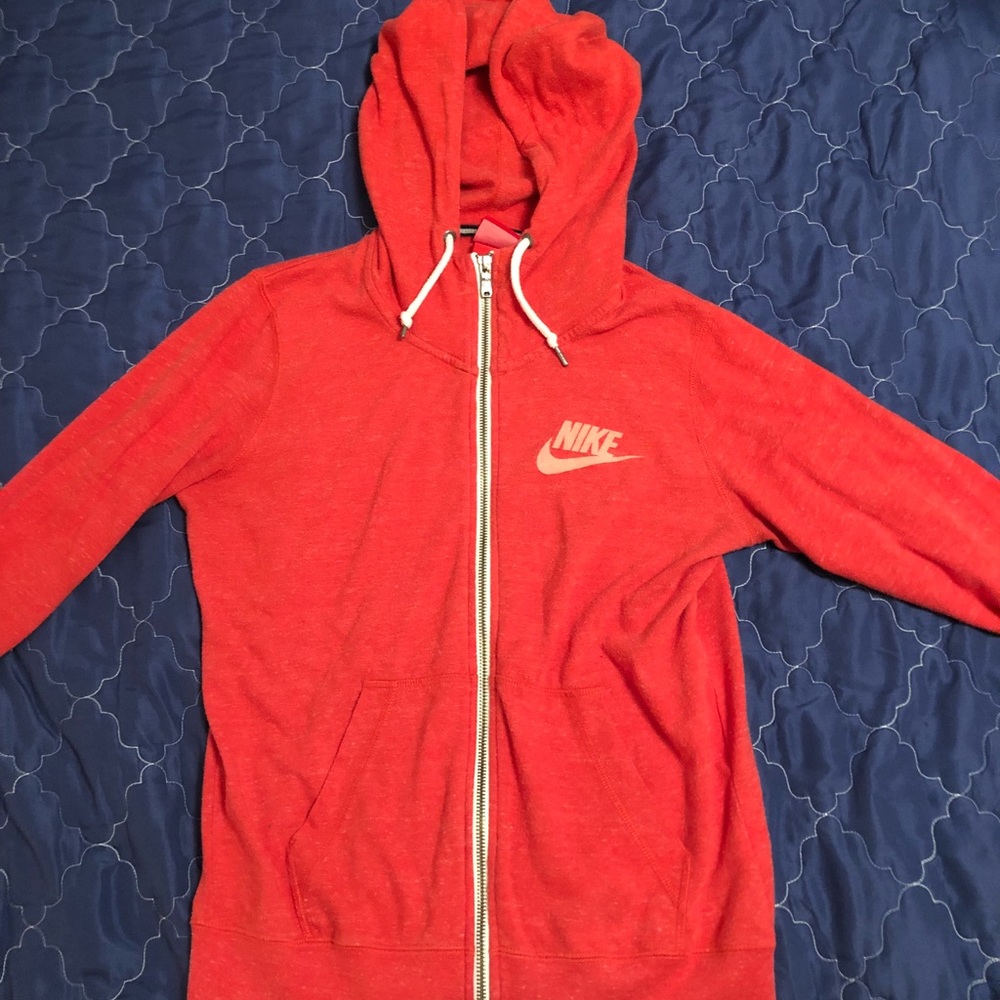 Nike cowl neck zipup